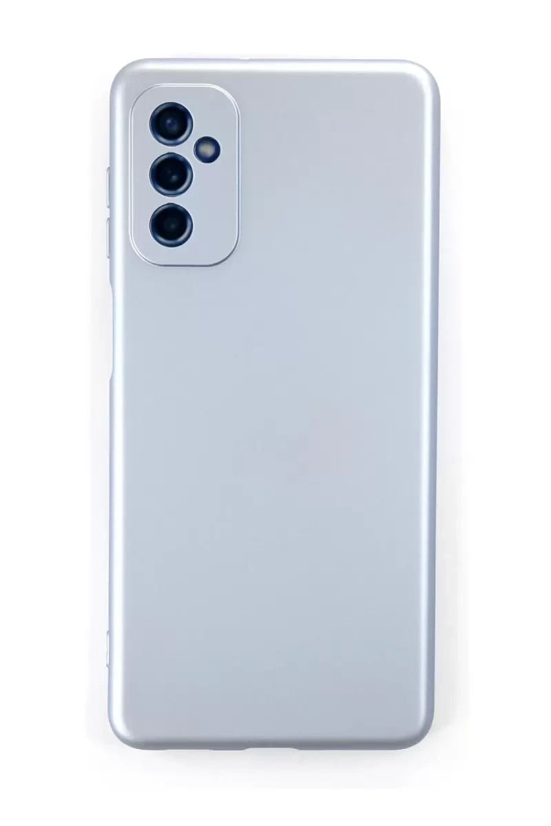 Mey İthalat®  Samsung Galaxy M52 5G Kılıf Nano içi Kadife Silikon - Sky Blue
