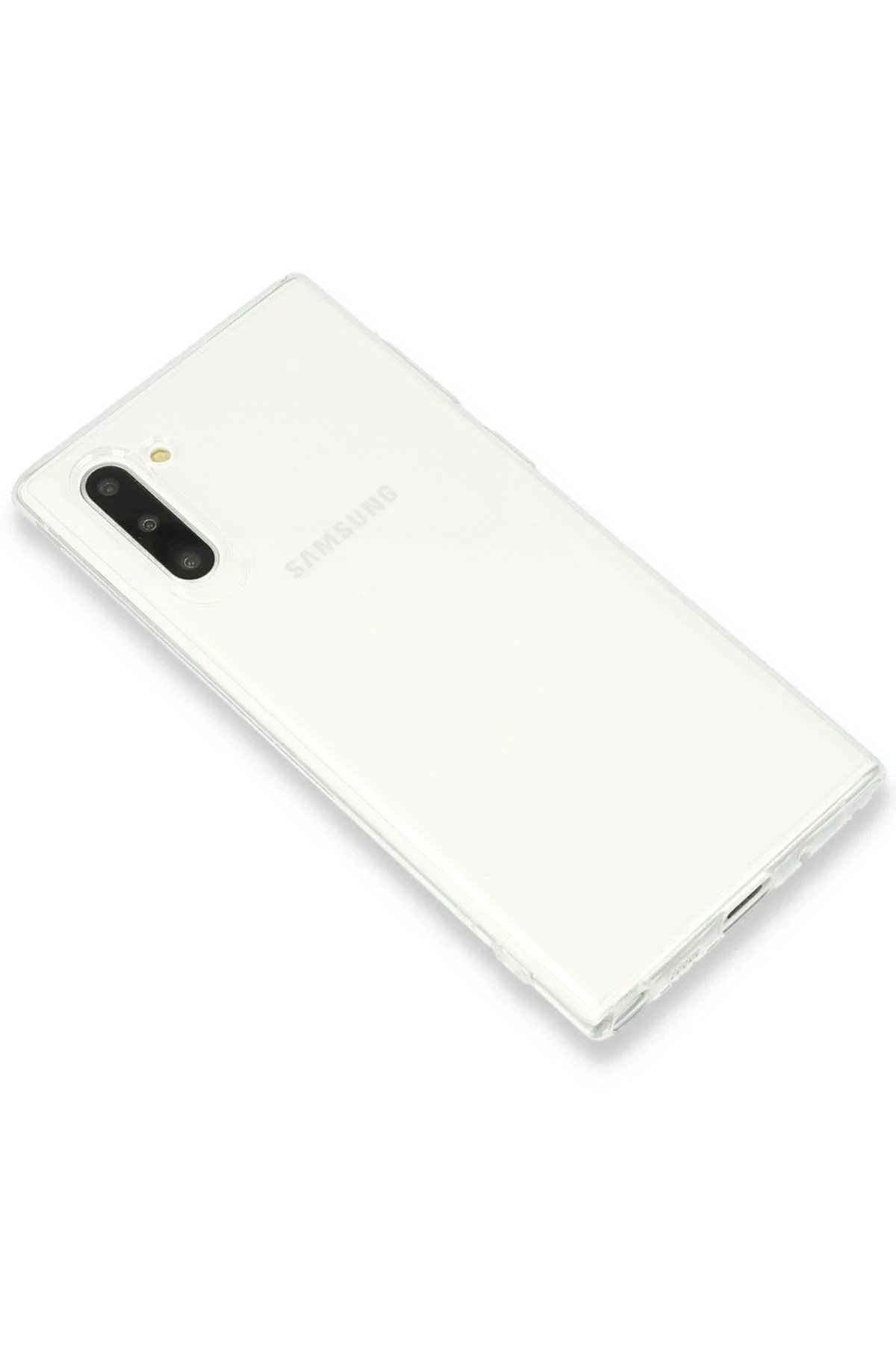 Mey İthalat®  Samsung Galaxy Note 10 Kılıf Lüx Şeffaf Silikon