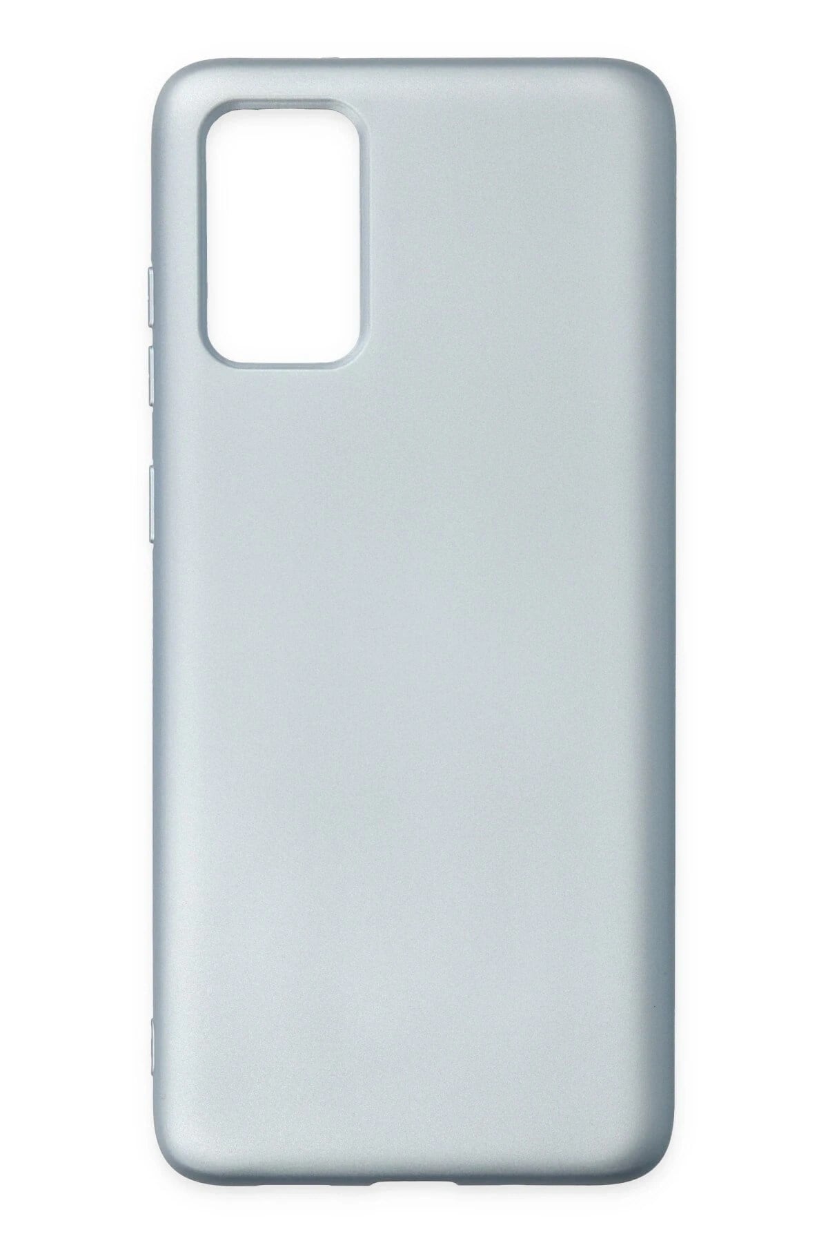 Mey İthalat®  Samsung Galaxy S20 Plus Kılıf Nano içi Kadife Silikon - Sky Blue