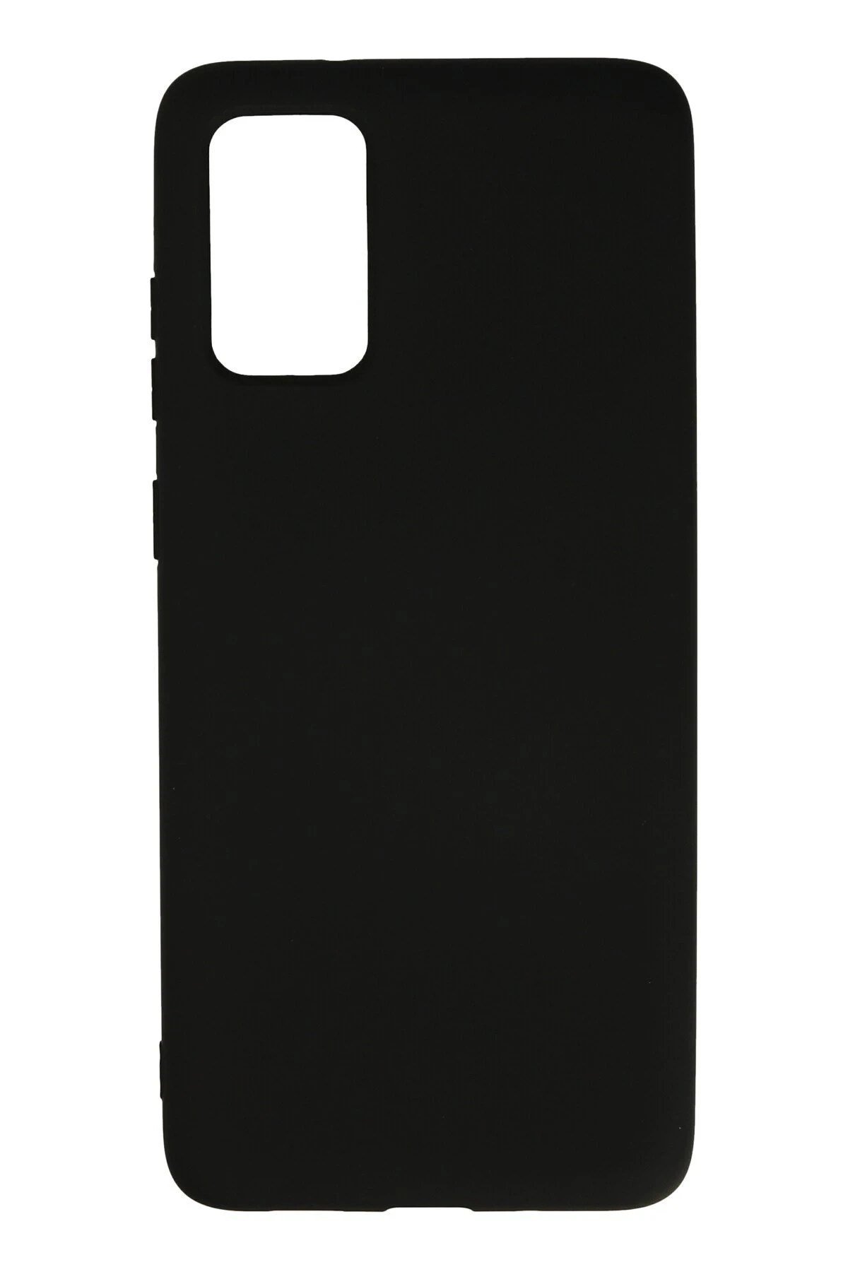 Mey İthalat®  Samsung Galaxy S20 Plus Kılıf Nano içi Kadife Silikon - Siyah