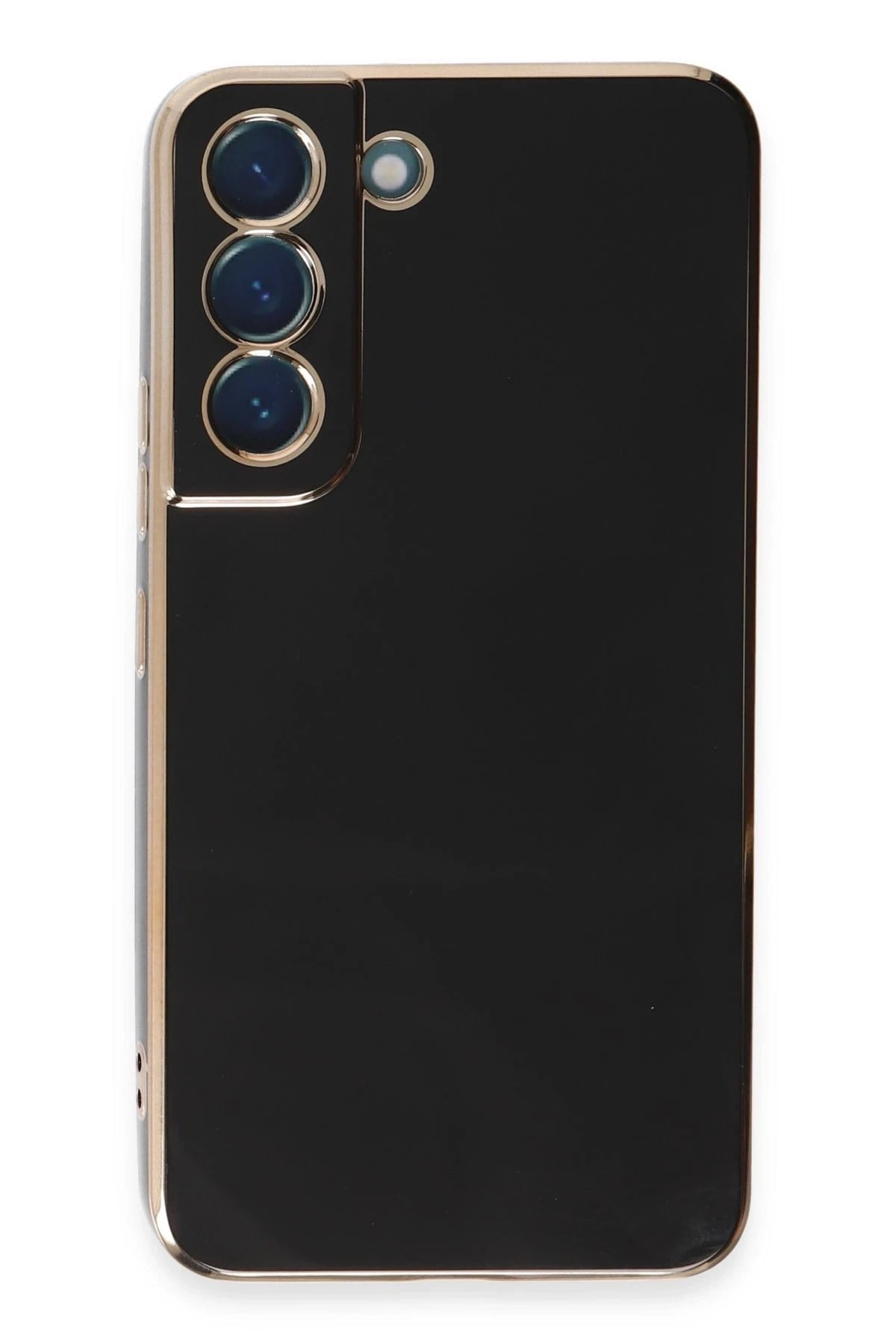 Mey İthalat®  Samsung Galaxy S21 Kılıf Volet Silikon - Siyah