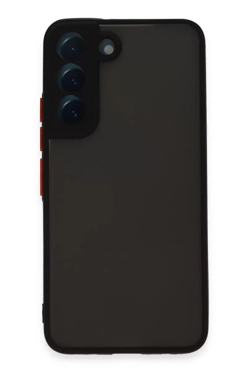 Mey İthalat®  Samsung Galaxy S22 Kılıf Montreal Silikon Kapak - Siyah
