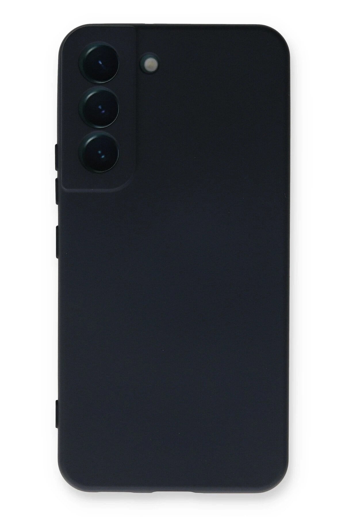 Mey İthalat®  Samsung Galaxy S22 Plus Kılıf Nano içi Kadife Silikon - Lacivert
