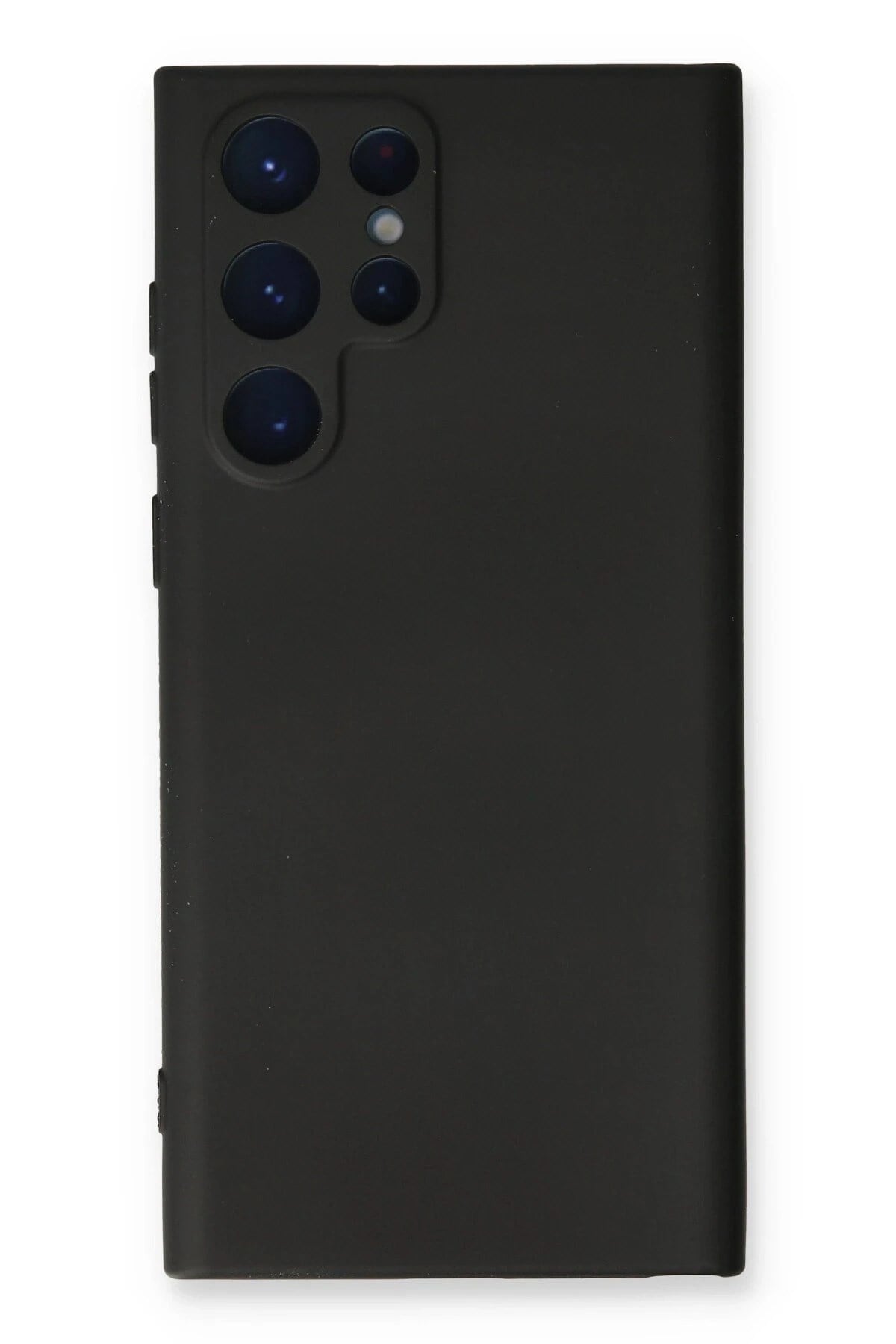 Mey İthalat®  Samsung Galaxy S22 Ultra Kılıf Nano içi Kadife Silikon - Siyah