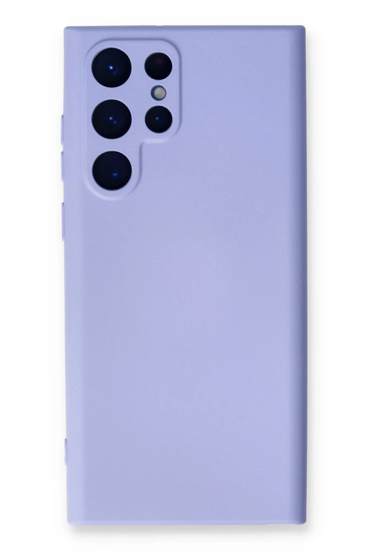 Mey İthalat®  Samsung Galaxy S22 Ultra Kılıf Nano içi Kadife Silikon - Lila