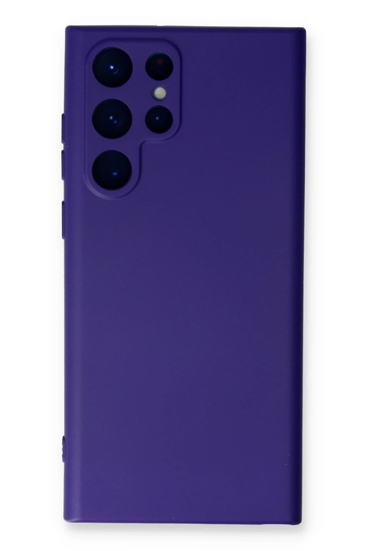 Mey İthalat®  Samsung Galaxy S22 Ultra Kılıf Nano içi Kadife Silikon - Mor