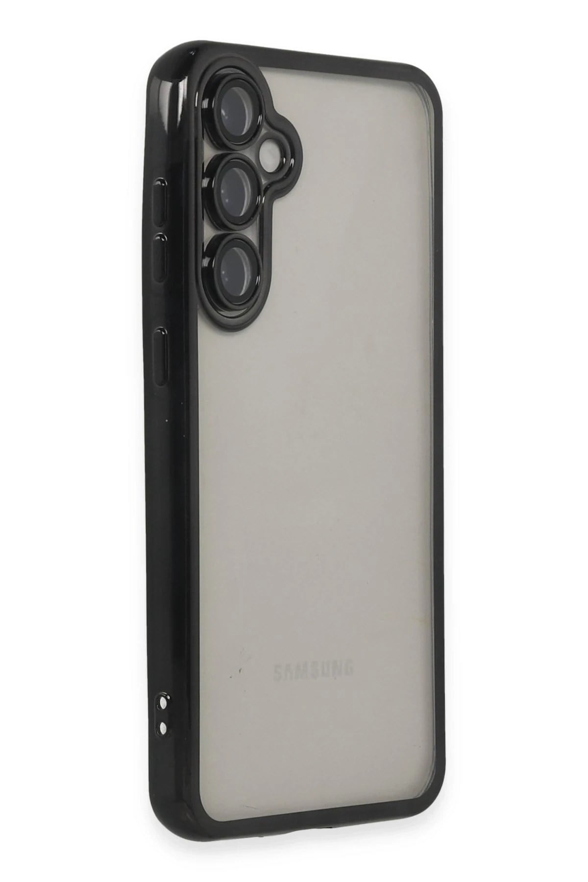 Mey İthalat®  Samsung Galaxy S23 FE Kılıf  Lensli Silikon - Siyah