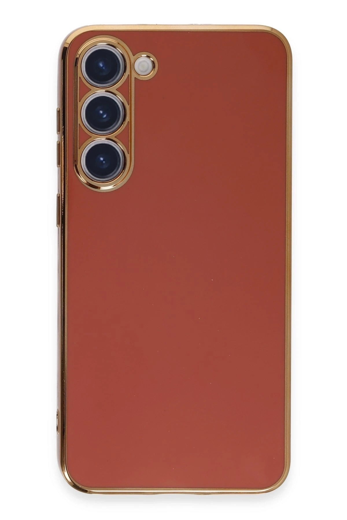 Mey İthalat®  Samsung Galaxy S23 Kılıf Volet Silikon - Kırmızı