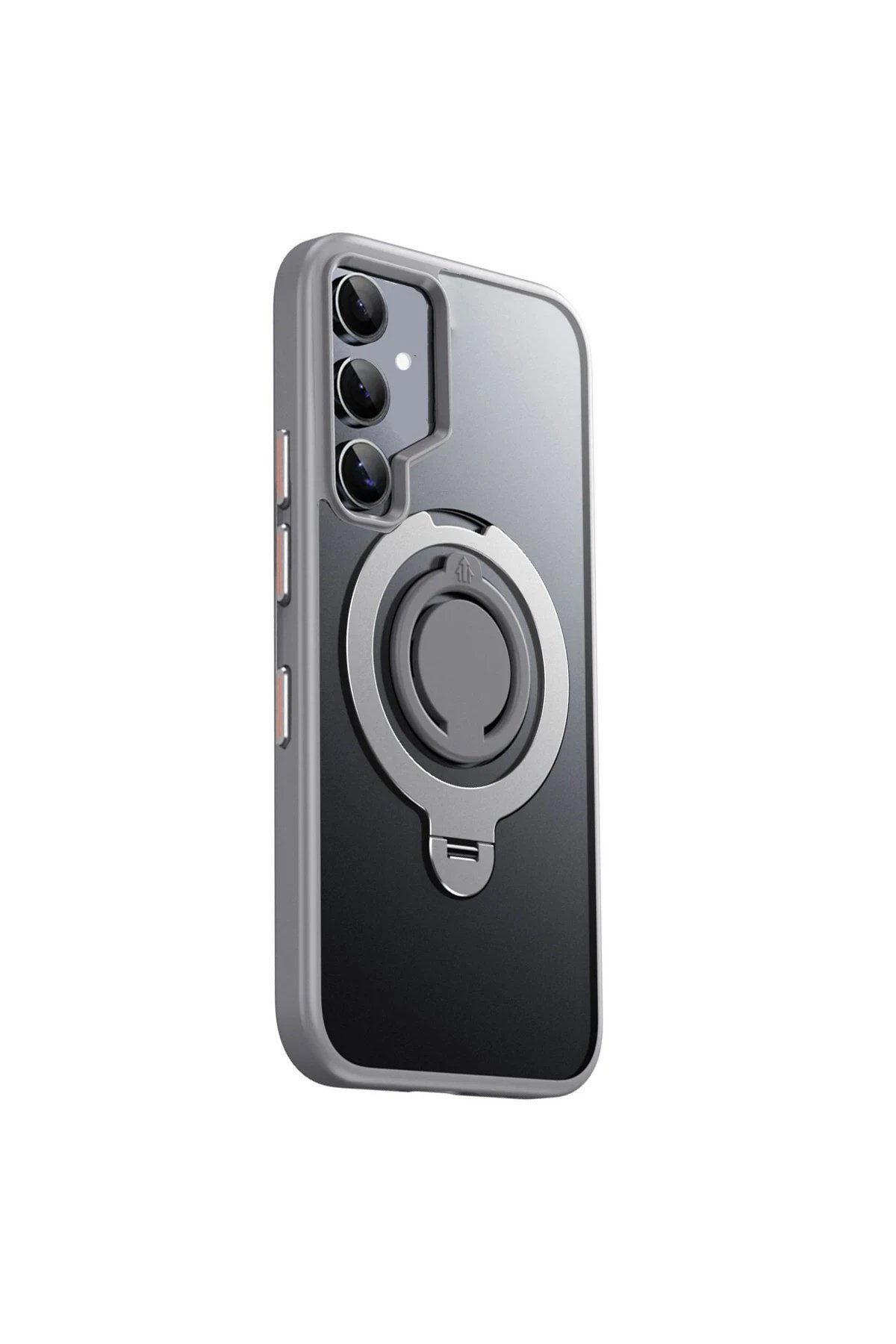 Mey İthalat®  Samsung Galaxy S24 Avatar 360 Dönen Magsafe Kapak - Titan Gri