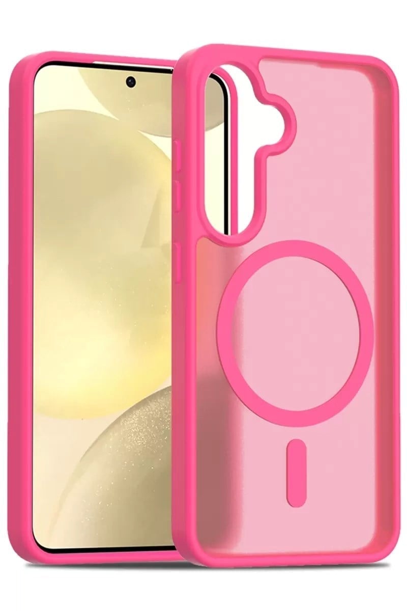 Mey İthalat®  Samsung Galaxy S24 Jota Magsafe Kapak - Rose