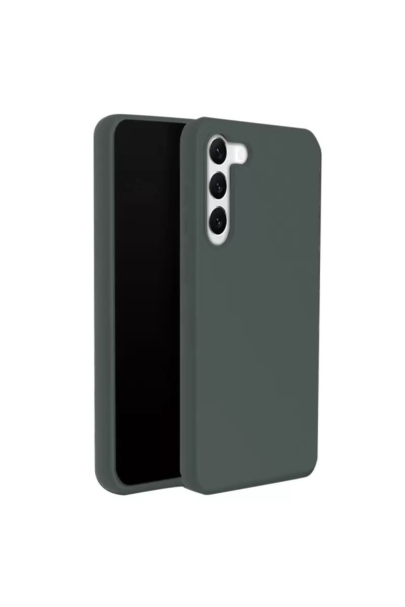 Mey İthalat®  Samsung Galaxy S24 Kılıf First Silikon - Koyu Yeşil