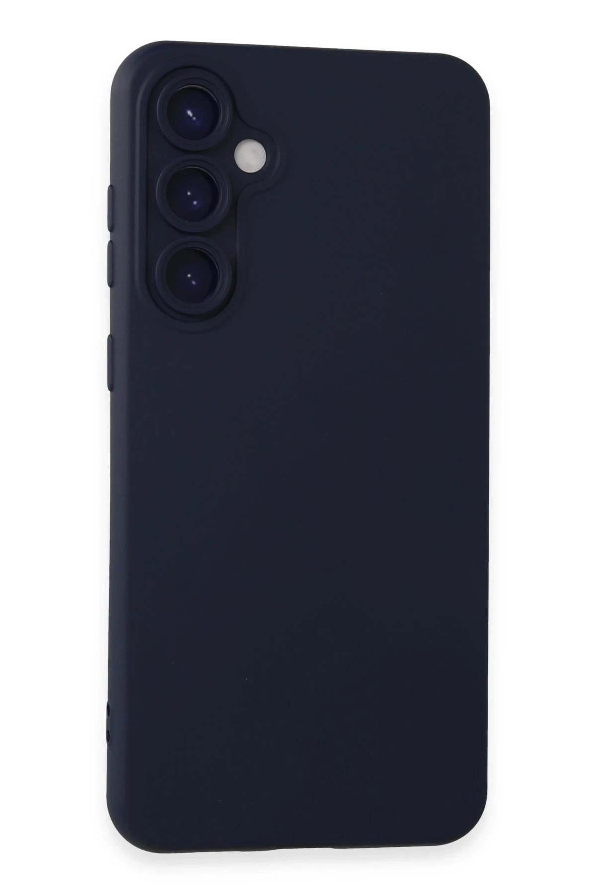 Mey İthalat®  Samsung Galaxy S24 Kılıf Nano içi Kadife Silikon - Lacivert