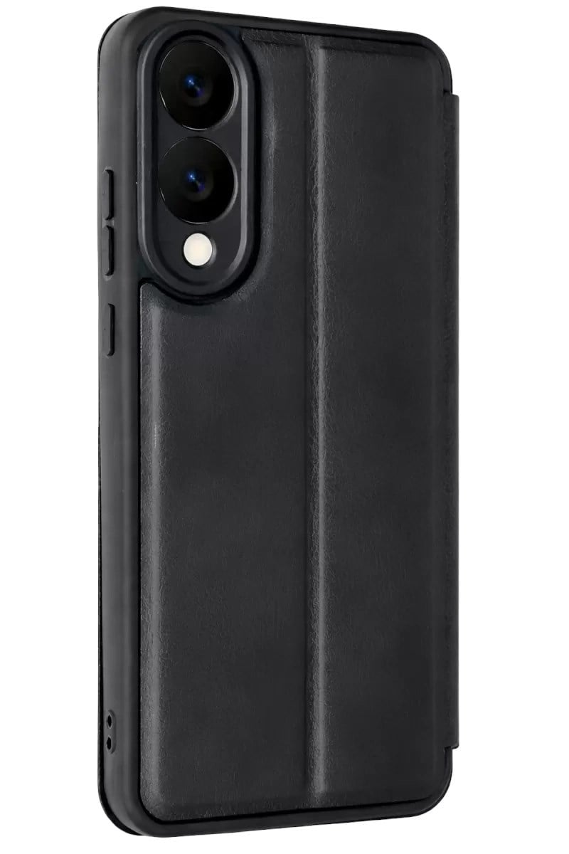 Mey İthalat®  Samsung Galaxy S25 Edge Flip Cover - Siyah