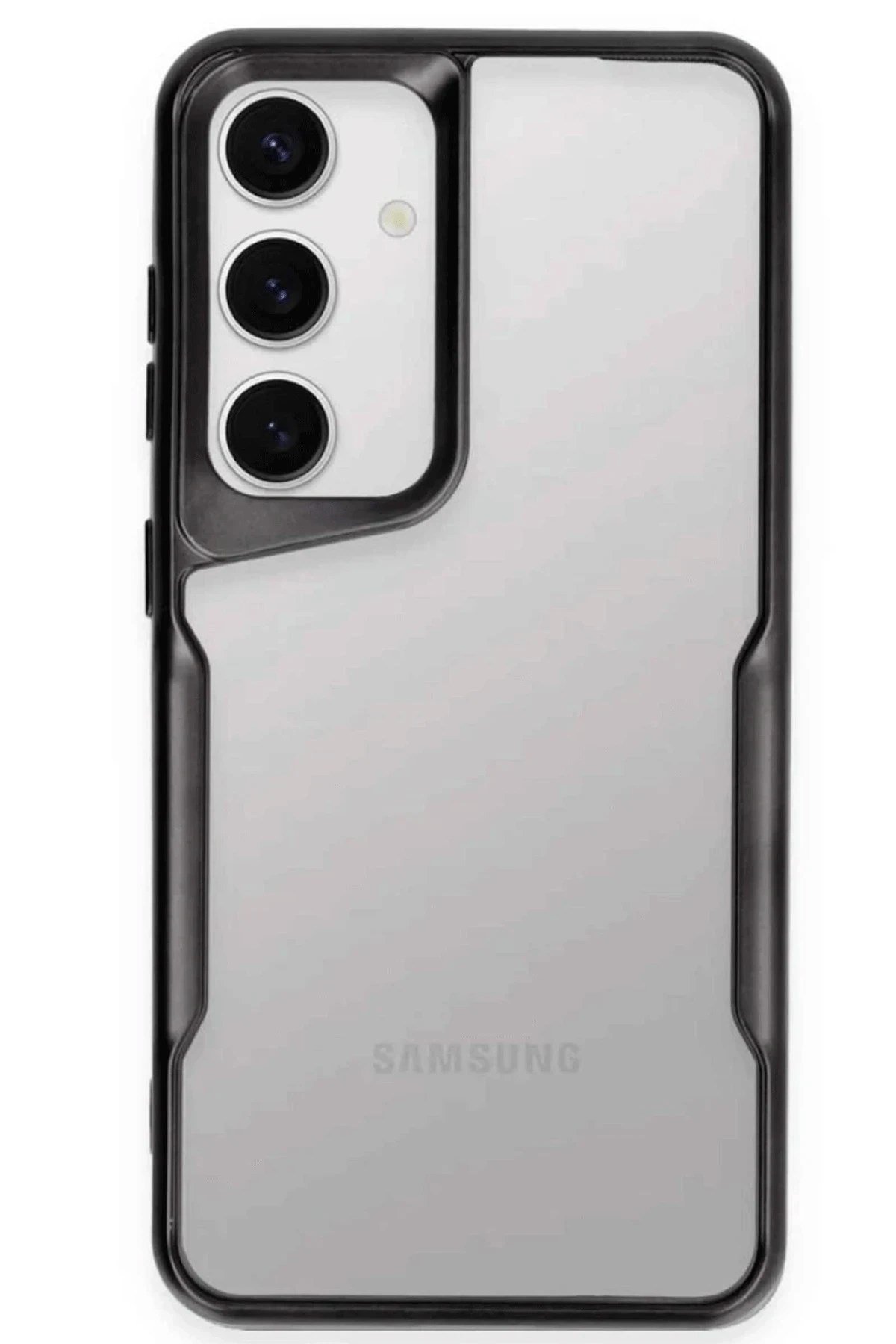 Mey İthalat®  Samsung Galaxy S25 Kılıf Boyi Silikon Kapak - Siyah