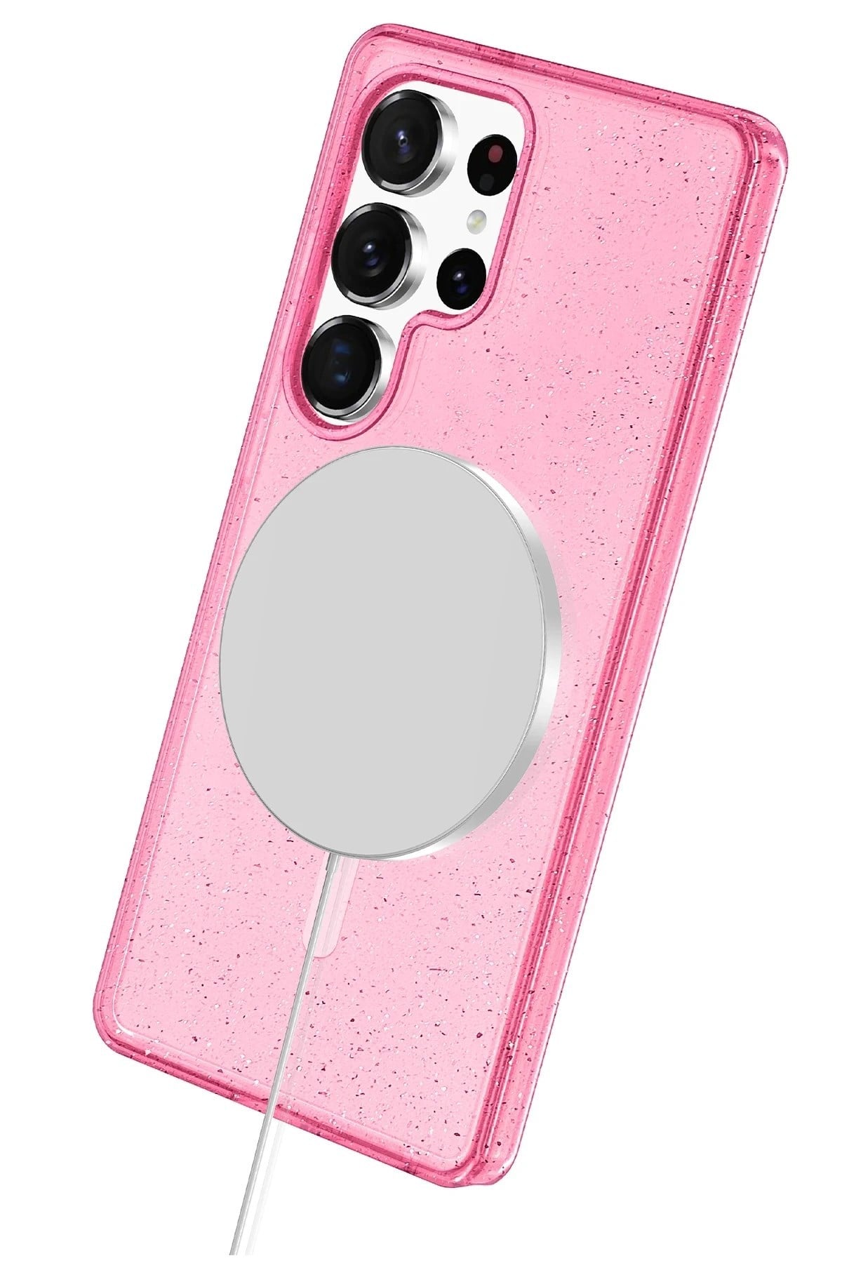 Mey İthalat®  Samsung Galaxy S25 Ultra Star Magsafe Kapak - Pembe