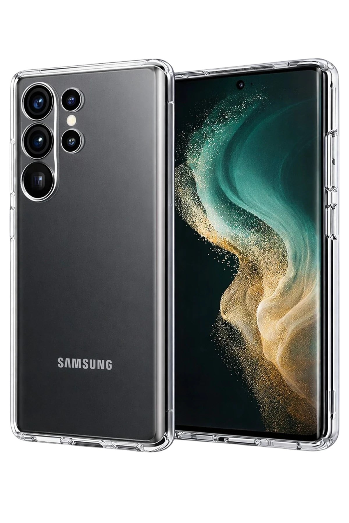 Mey İthalat®  Samsung Galaxy S26 Ultra Lüx Şeffaf Silikon - Şeffaf