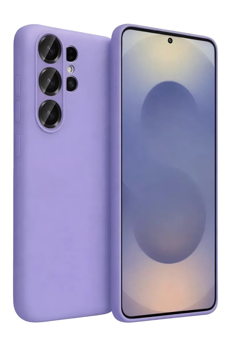 Mey İthalat®  Samsung Galaxy S26 Ultra Nano içi Kadife Silikon - Lila