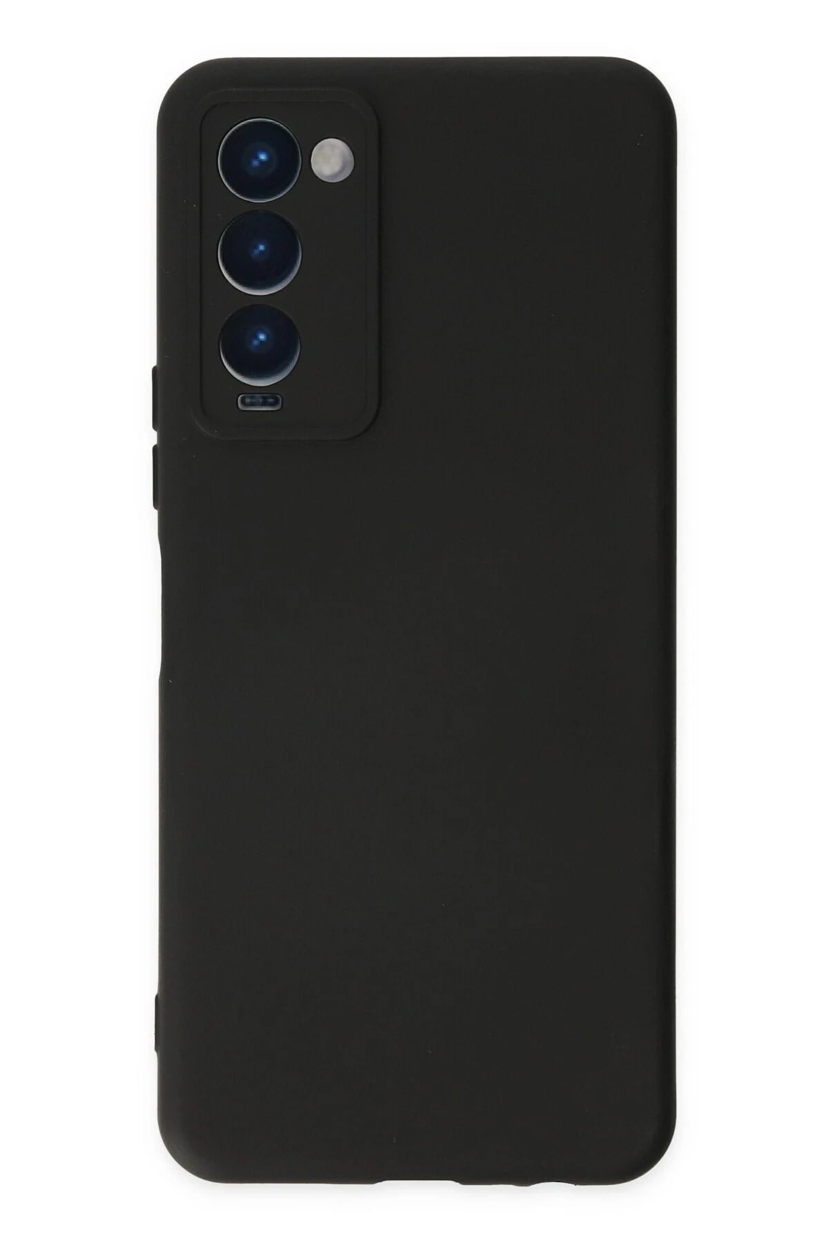 Mey İthalat®  Tecno Camon 18 Kılıf Nano içi Kadife Silikon - Siyah