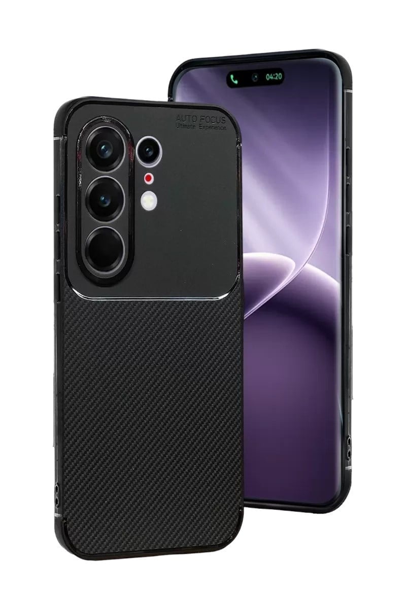 Mey İthalat®  Tecno Camon 50 Pro 5G Auto Focus Karbon Kapak - Siyah