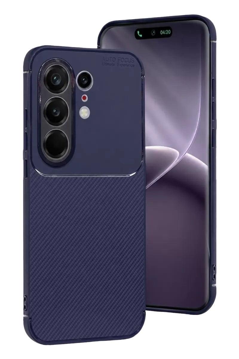 Mey İthalat®  Tecno Camon 50 Pro 5G Auto Focus Karbon Kapak - Lacivert
