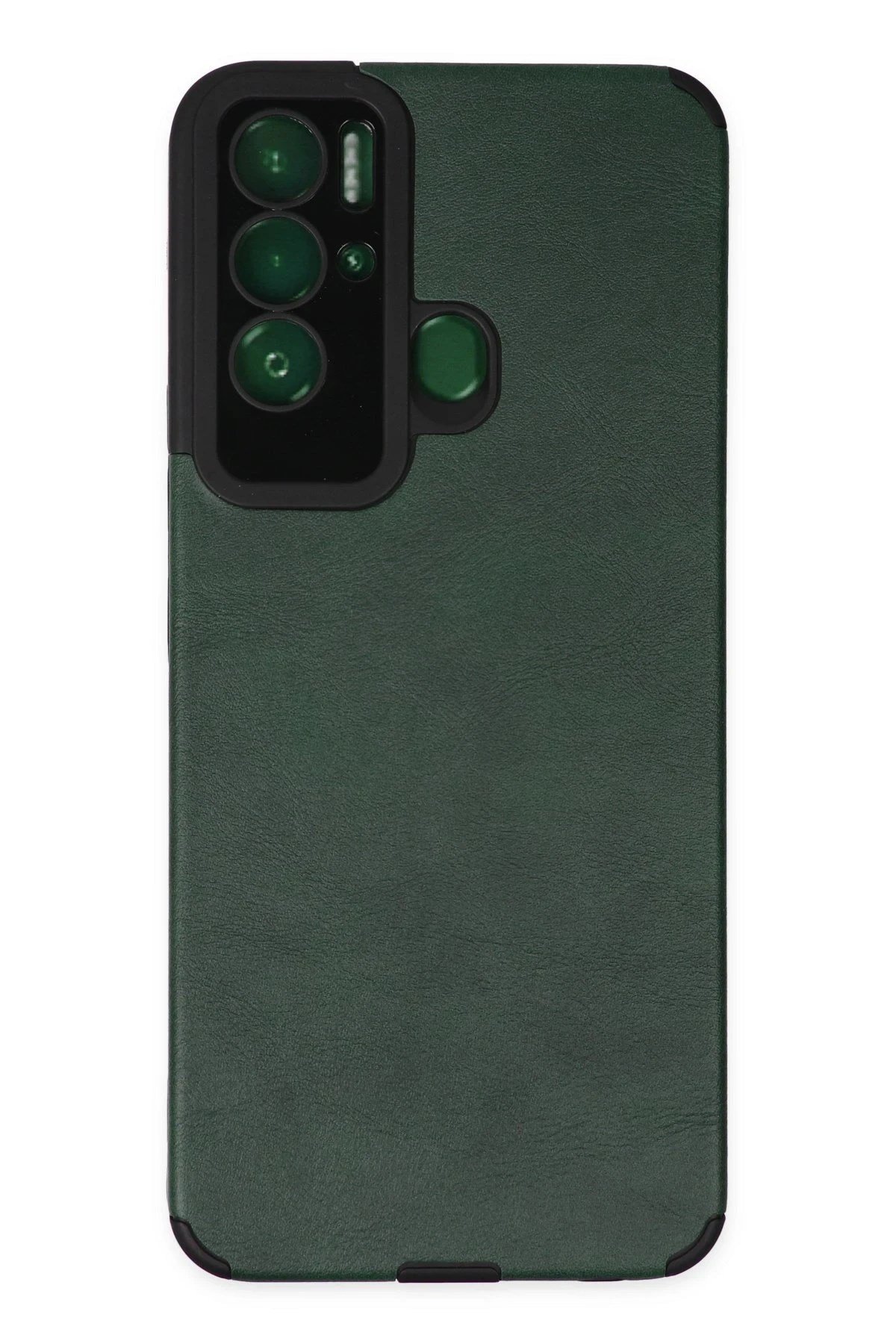 Mey İthalat®  Tecno Pova Neo Kılıf Loop Deri Silikon - Yeşil