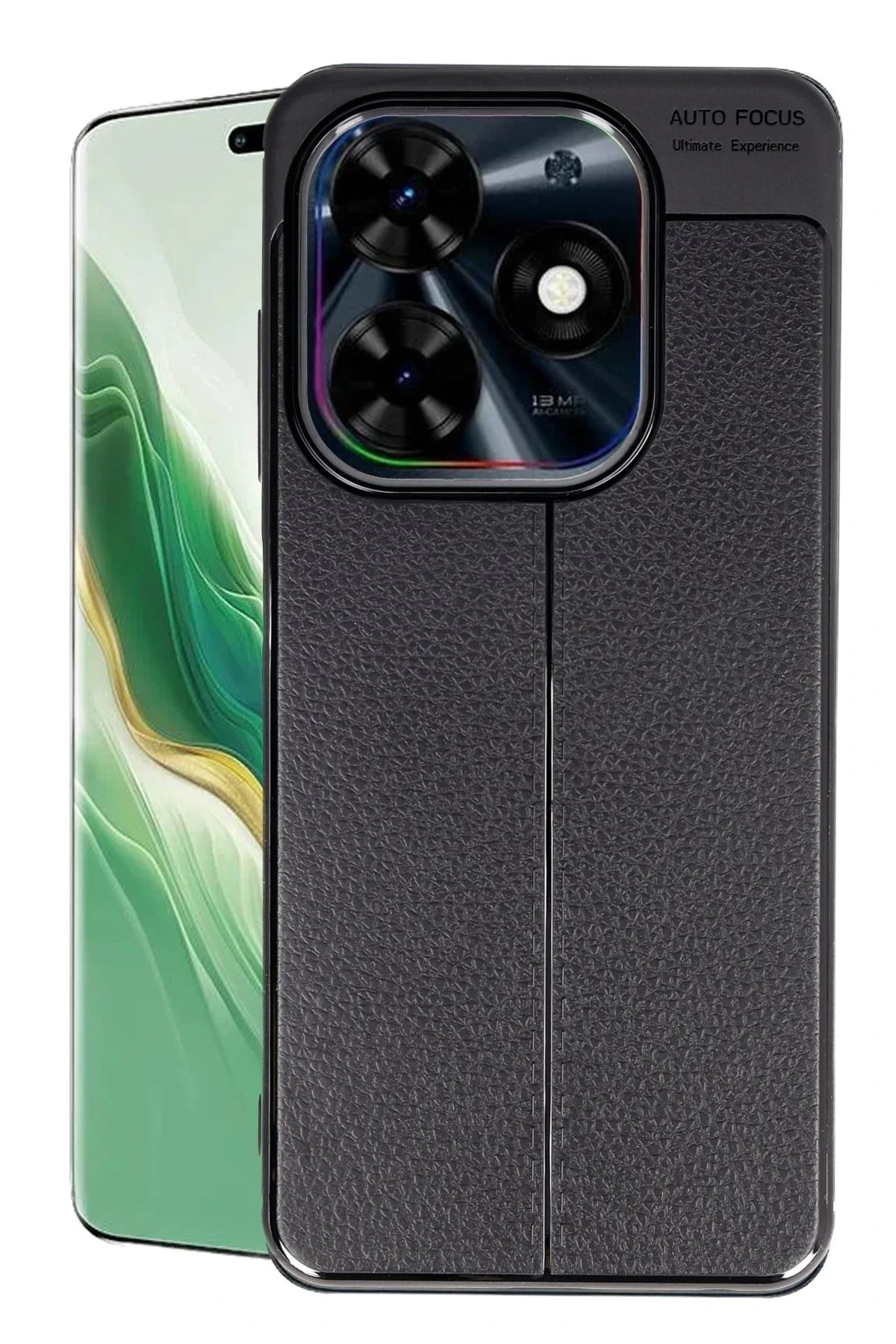 Mey İthalat®  Tecno Spark Go 2024 Kılıf Auto Focus Kapak - Siyah