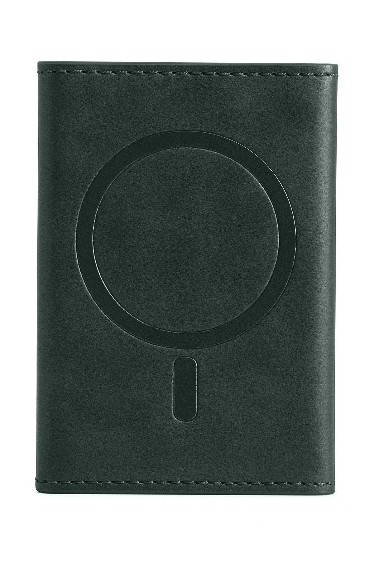 Mey İthalat®  Tema Magsafe Deri Kartlık - Yeşil