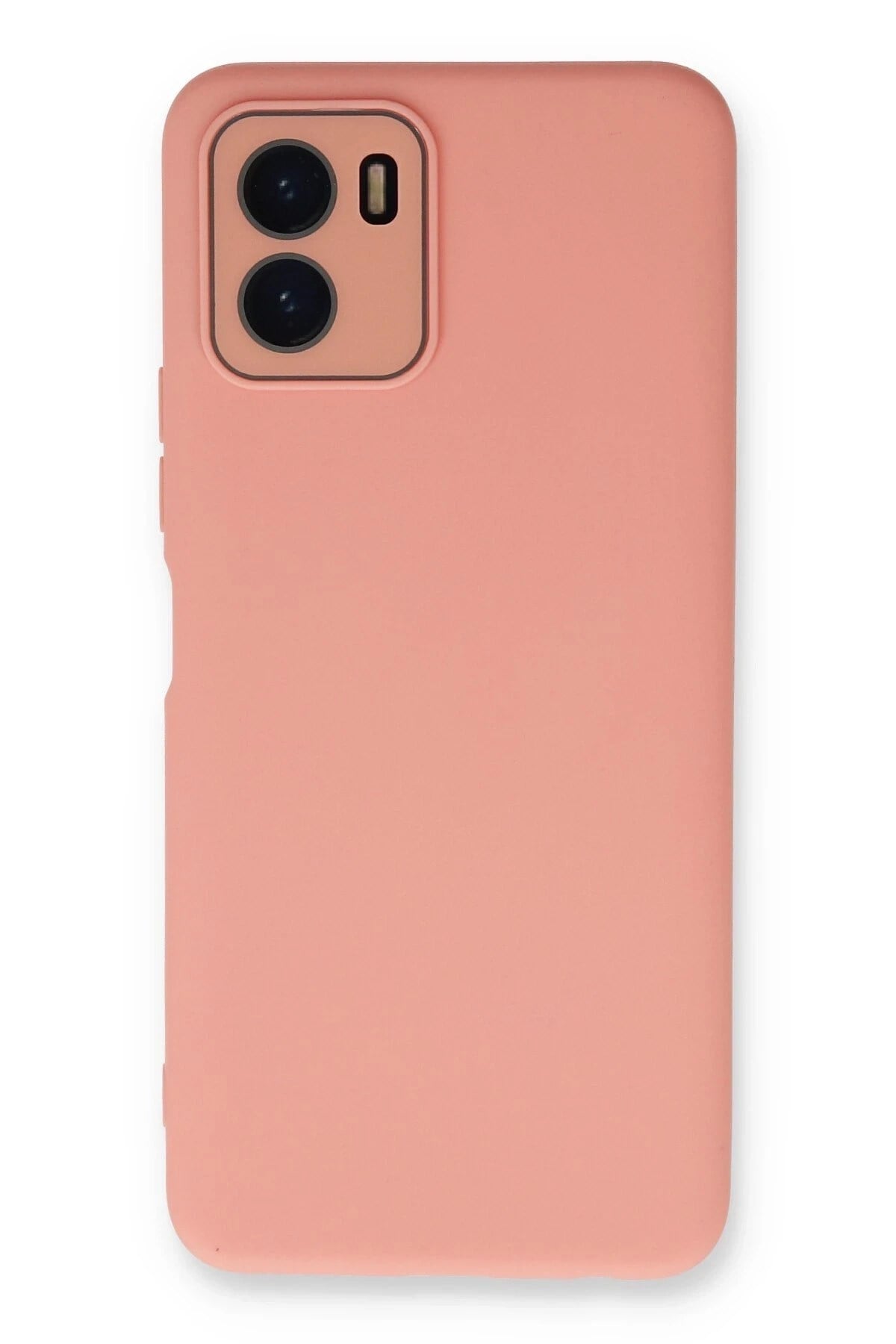 Mey İthalat®  Vivo Y15S Kılıf Lansman Glass Kapak - Pembe