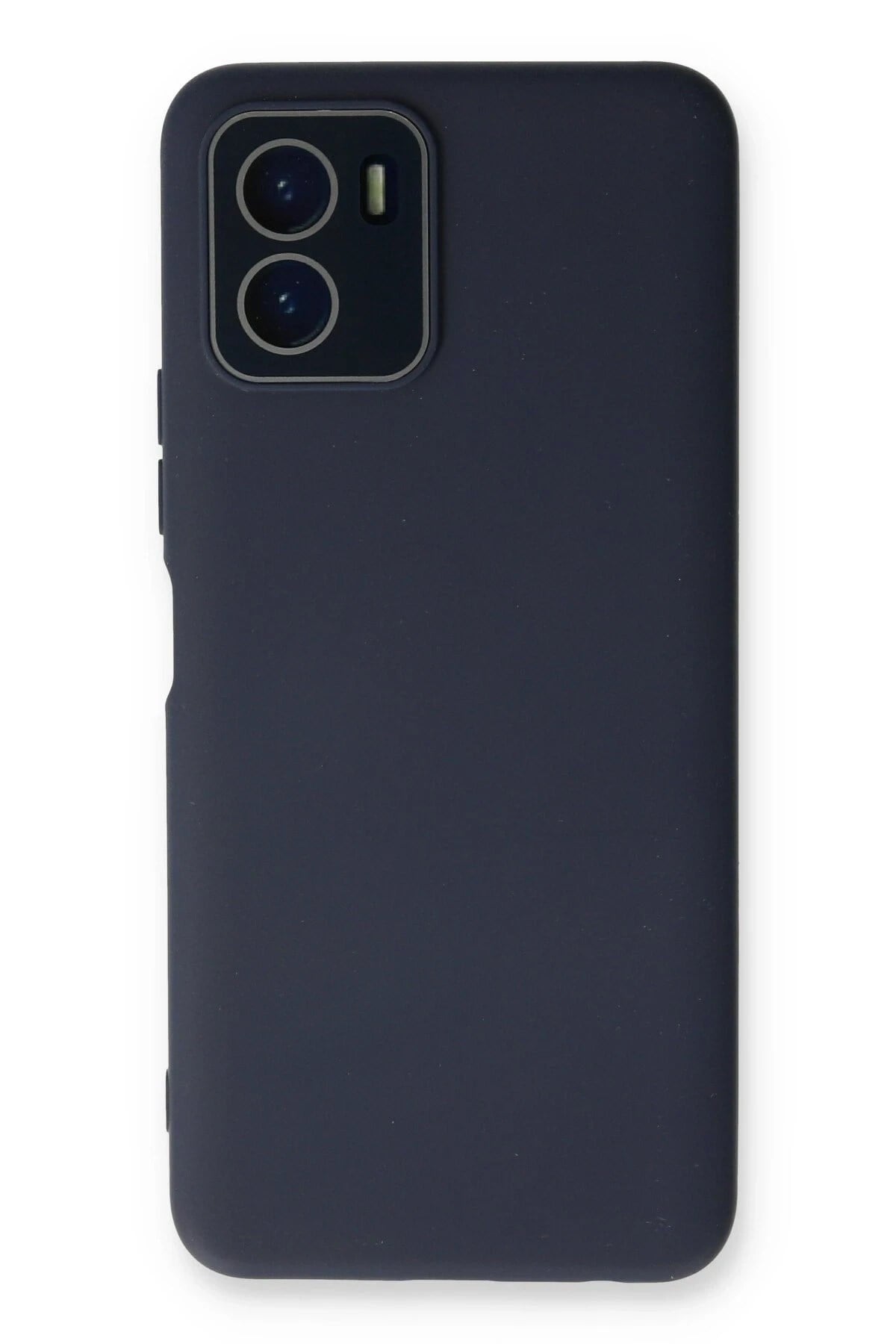 Mey İthalat®  Vivo Y15S Kılıf Lansman Glass Kapak - Lacivert