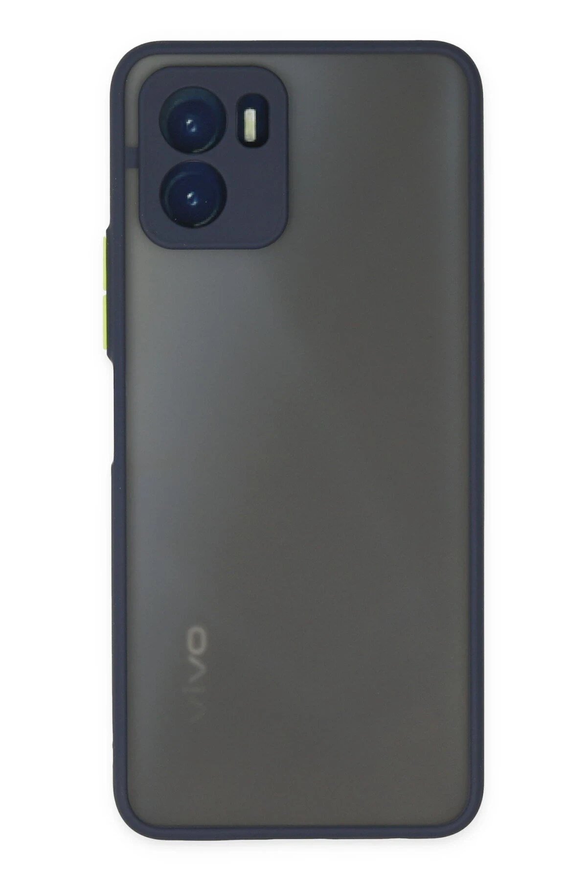 Mey İthalat®  Vivo Y15S Kılıf Montreal Silikon Kapak - Lacivert