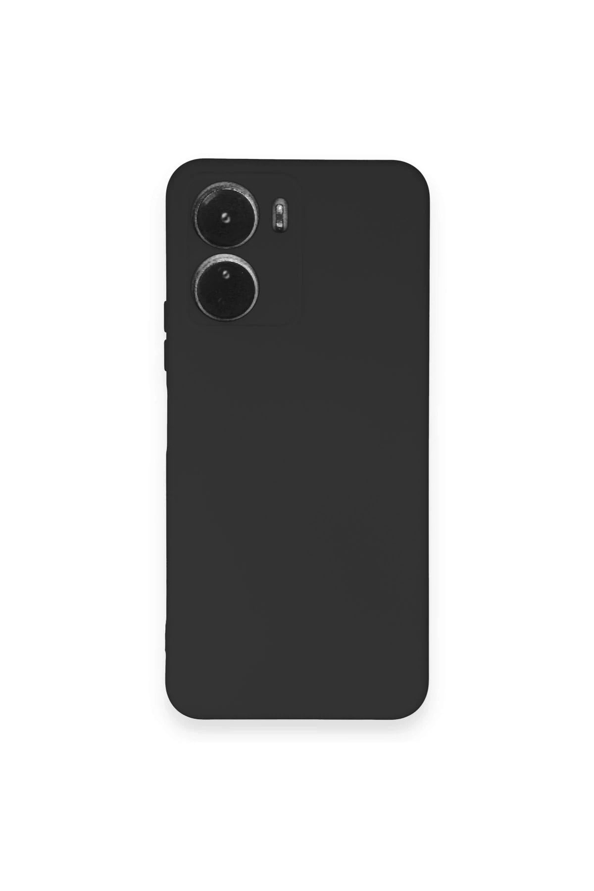 Mey İthalat®  Vivo Y16 Kılıf Nano içi Kadife Silikon - Siyah