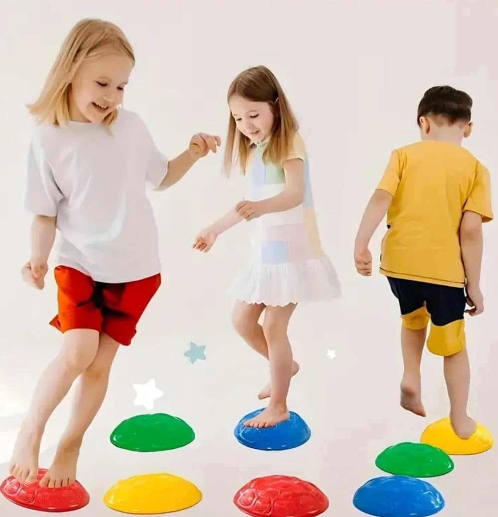 Mey İthalat® Çocuk Yarım Küre Denge ve Koordinasyon Adası 6 Lı Set