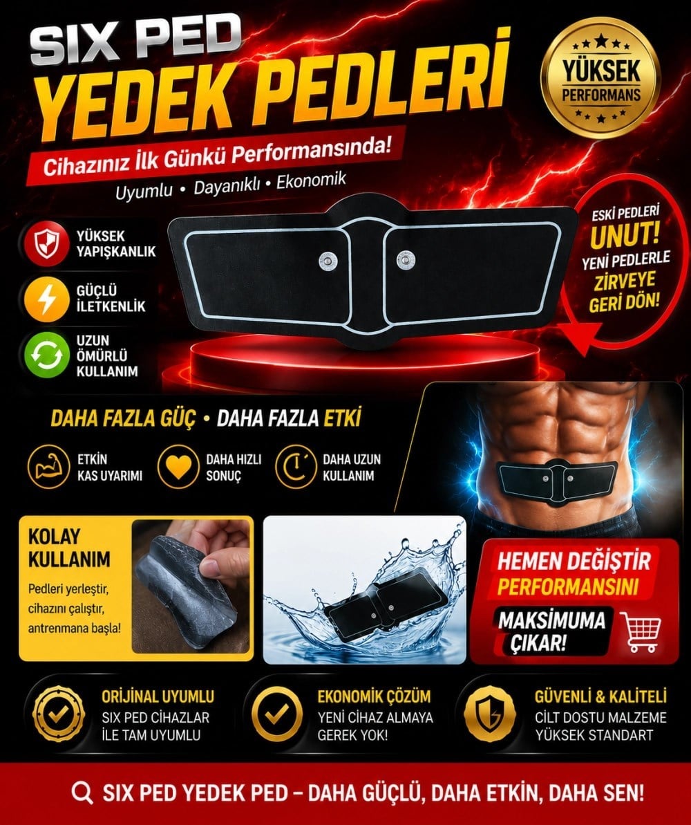 Mey İthalat® Six Ped yedek pedleri ile cihazınızı yenileyin, antrenman gücünü artırın.