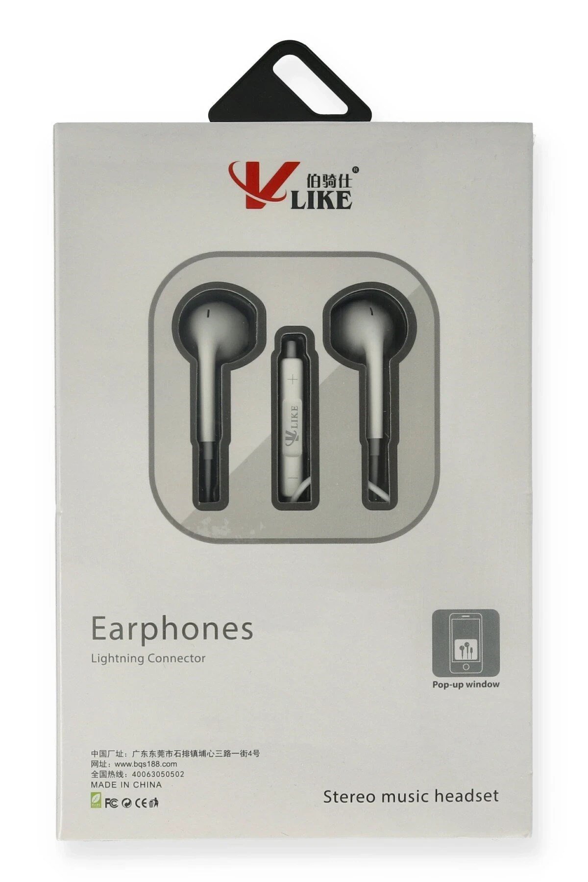 Mey İthalat® Vlike VK i7 Lightning Bluetooth Kablolu Kulaklık