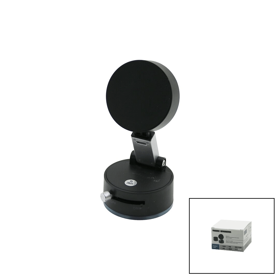 Mıknatıslı Oto - Araç Telefon Tutacak Vakumlu Oynar Başlık - Ayak=uza-kısa=3.5-5cm5.9cmx4.3cm Pl-8625 Bx40