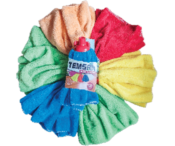 Mikrofiber Havlu Mop Welsoft Kartelalı Bx40