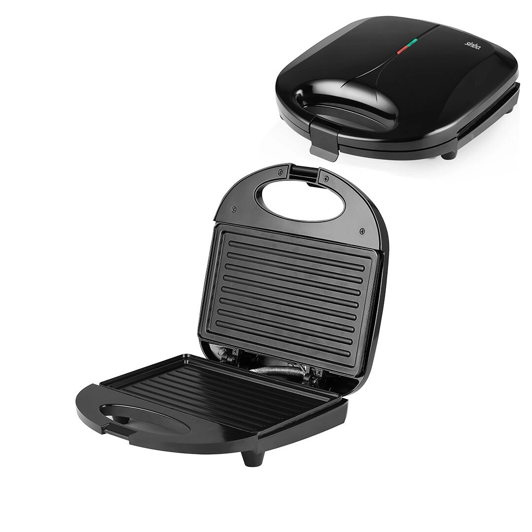 Mini Elektrikli Tost Makinesi 2 Dilim  Yapışmaz Yüzey - Kilitlenebilir Kapak 750w Ssm-2588 Bx40