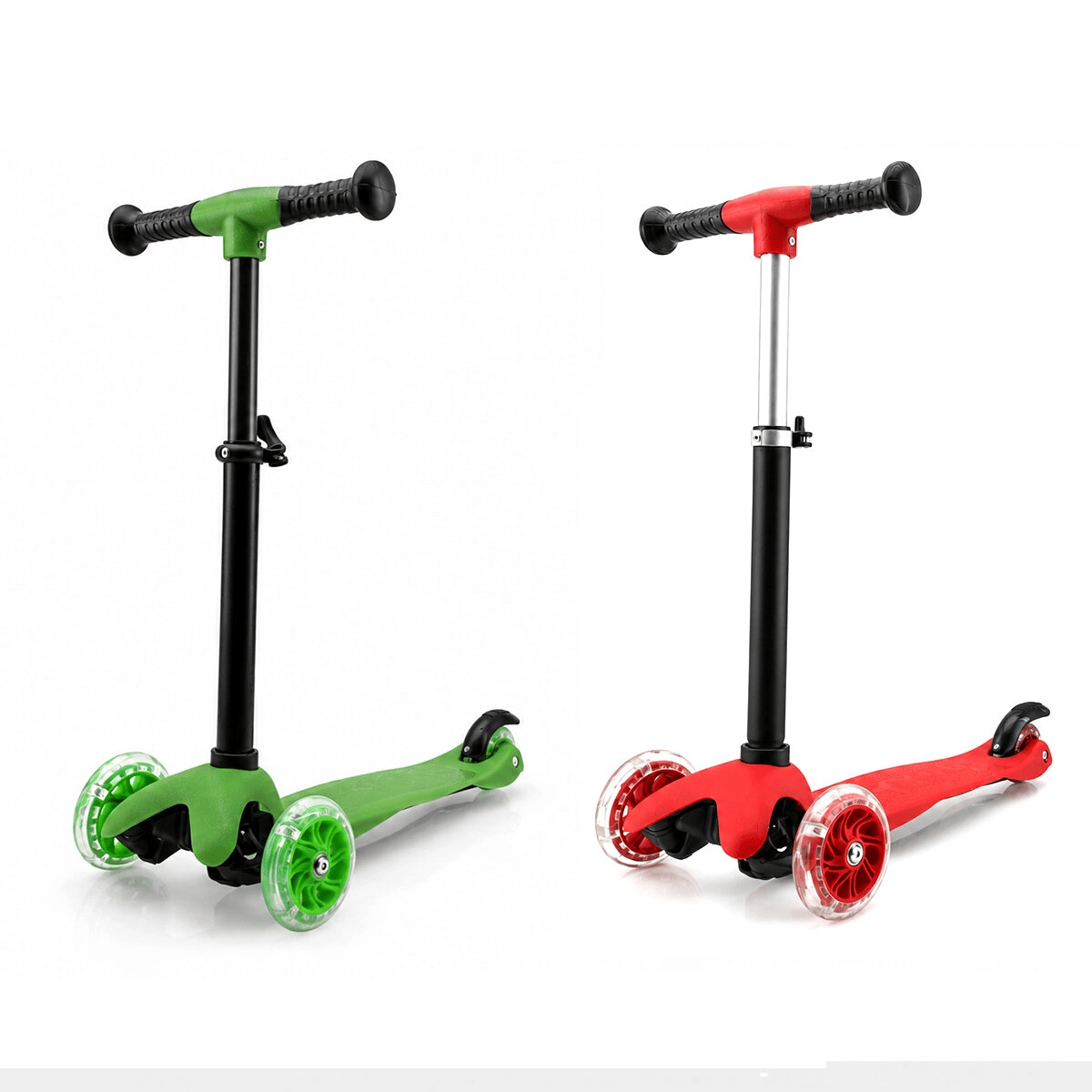 Mını Scooter Rıden Shıne Işıklı Scooter 55x57-64-71cm Fosforlu Renkli +2 Yaş - 40kg Max Taşıma Herhangi Bir Renk Gönderilir Bx40
