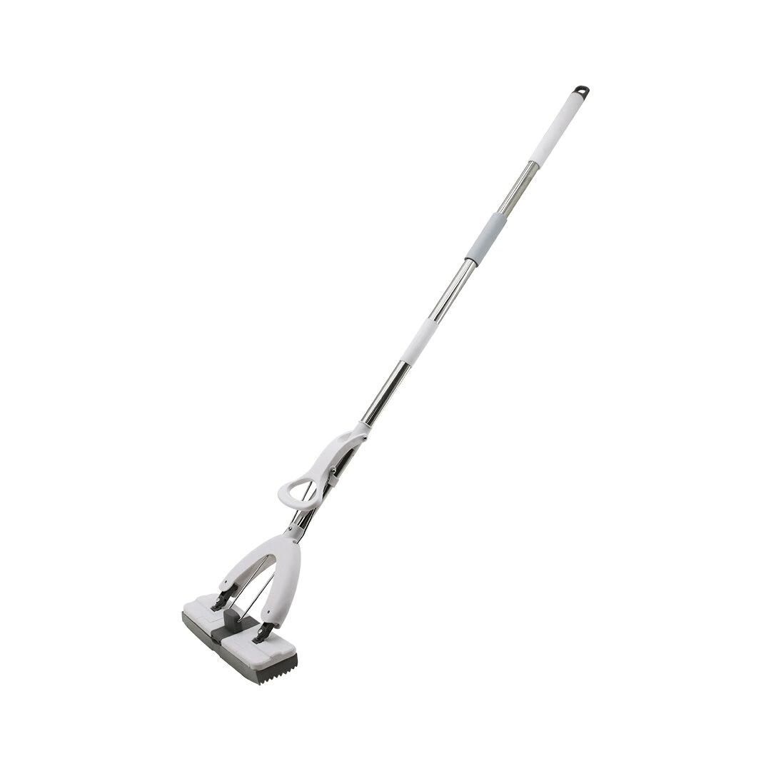 Mop Kendinden Sıkmalı Pva Sünger Mop - Kelebek Mop Krom Sap = 110cm + Plastik Başlık=135cm Bx40