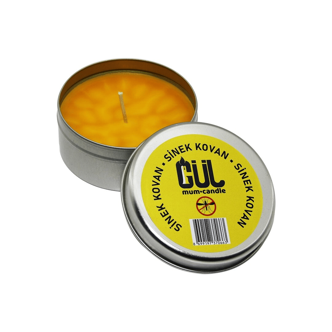 Mum Candle Sinek Kovan Mum Teneke Kutu Bx40