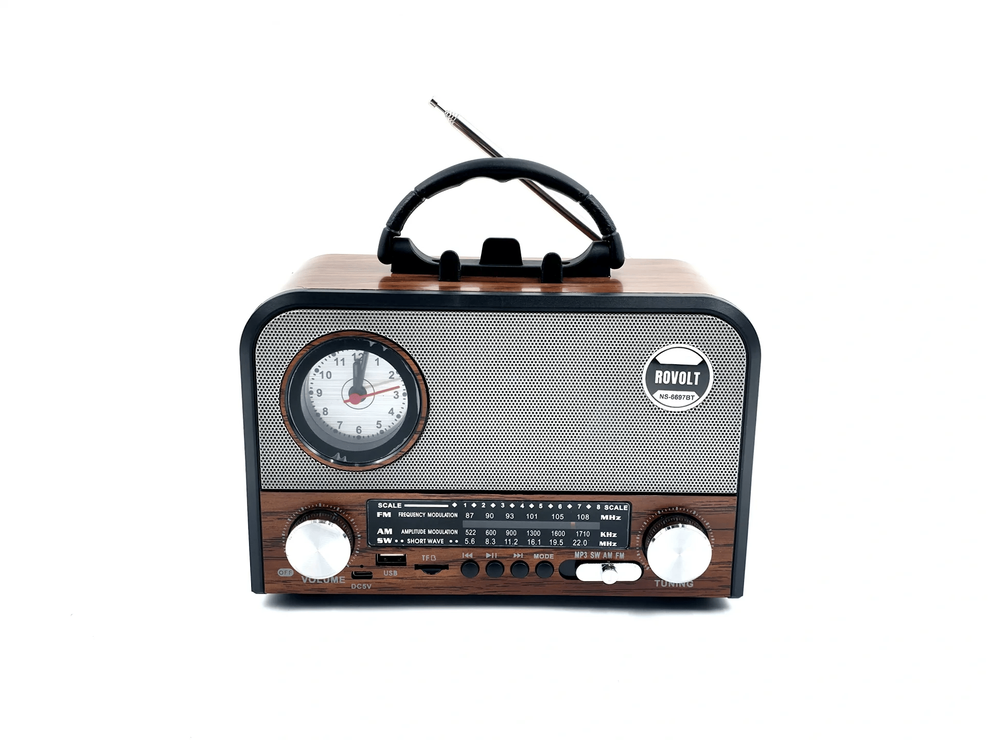 Nns Ns-6697bt Taşınabilir Bluetooth Nostaljik Radyo Bx40