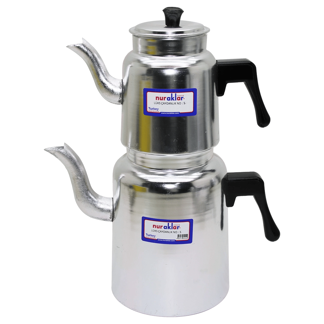 No-5 Lüks Alüminyum Çaydanlık Takımı Bx40
