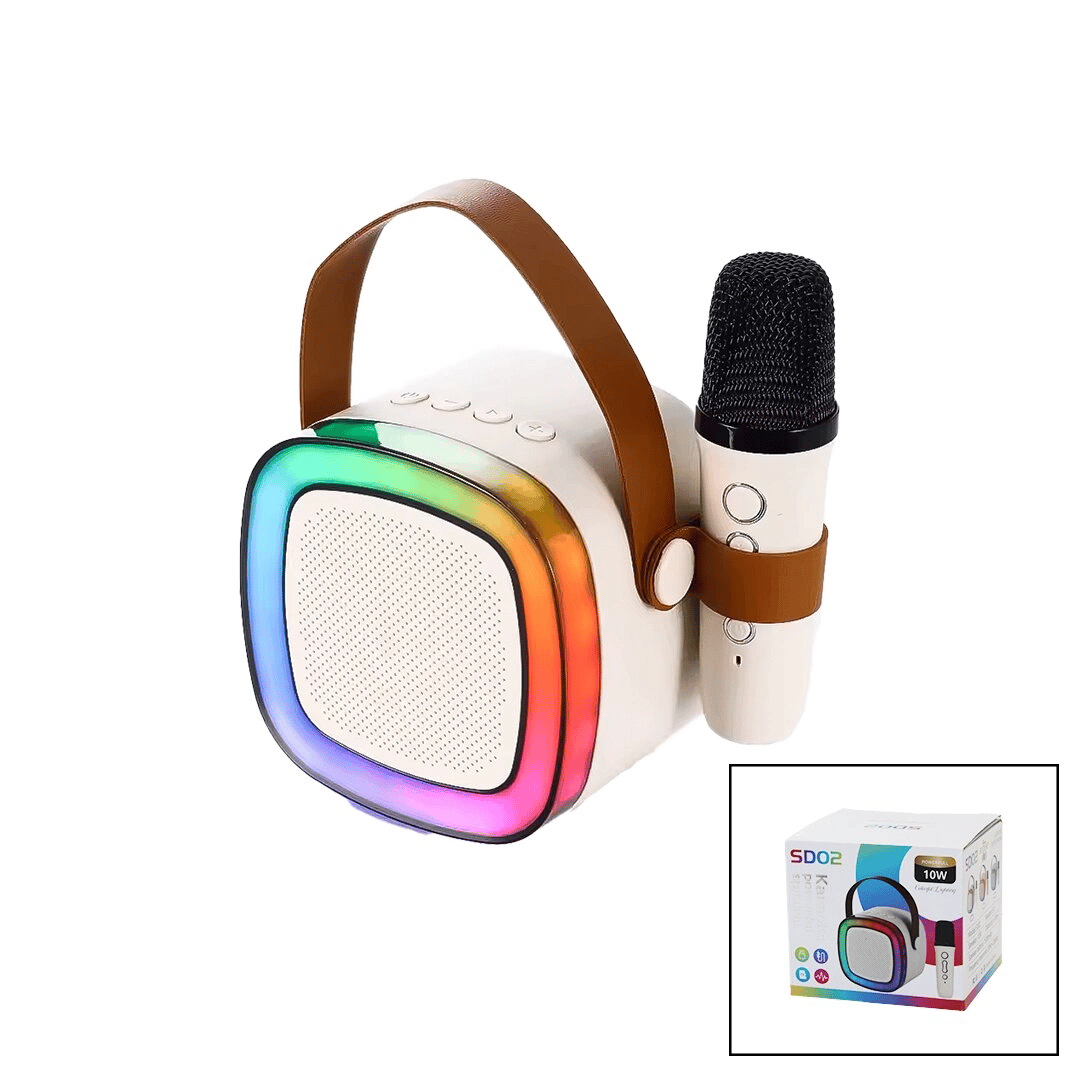 Nostalji Mini Radyo Modelkaraoke Mikrofonlubluetooth Wireless Hoparlör- Speaker Usb Şarjlı Bx40