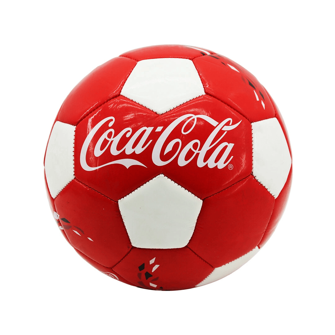 Nostaljik Futbol Topu - Dikişli - Kırmızı Beyaz