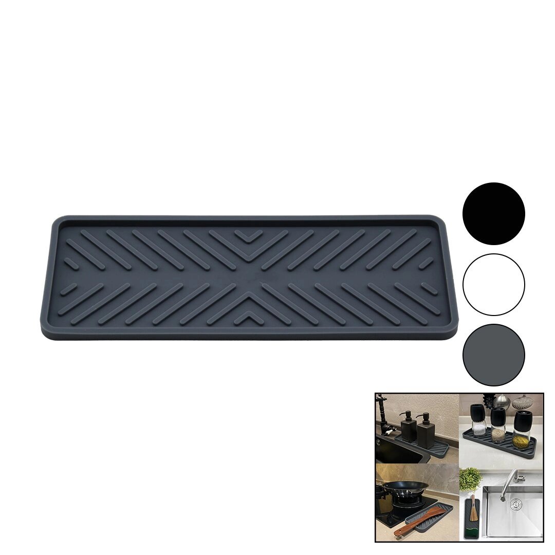 Organizer - Silikon Mutfak Lavabo Düzenleyici Renkli Mat 22.5 X 9cm Brkt-178617 Bx40