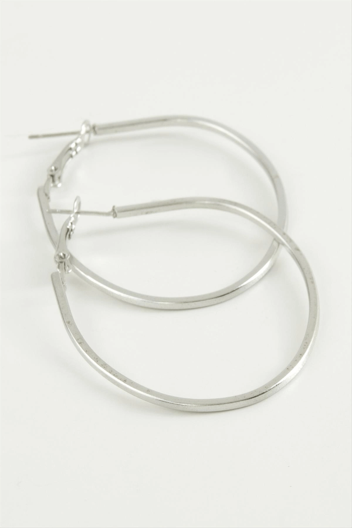 Oval Halka Küpe 4,5 cm