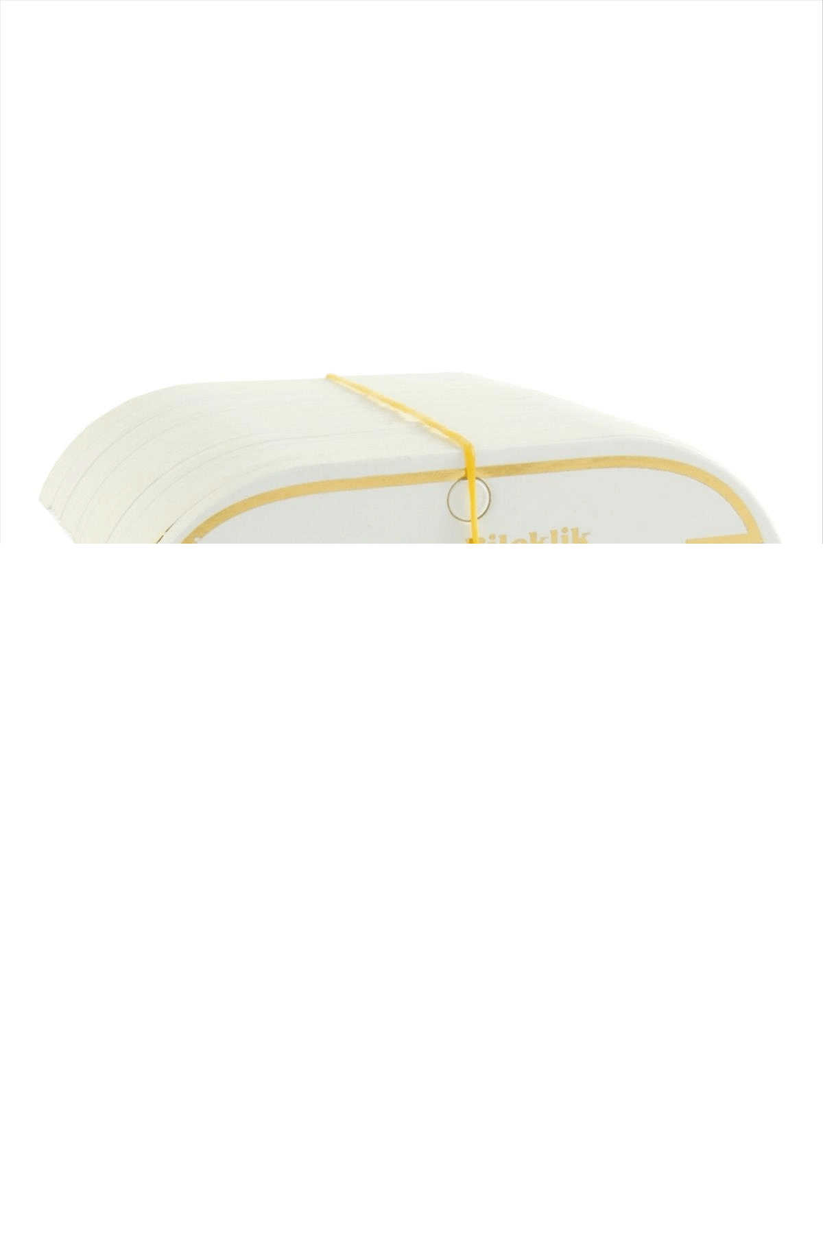 Oval Kalın Zirkon Bileklik Kartı 100 Adet