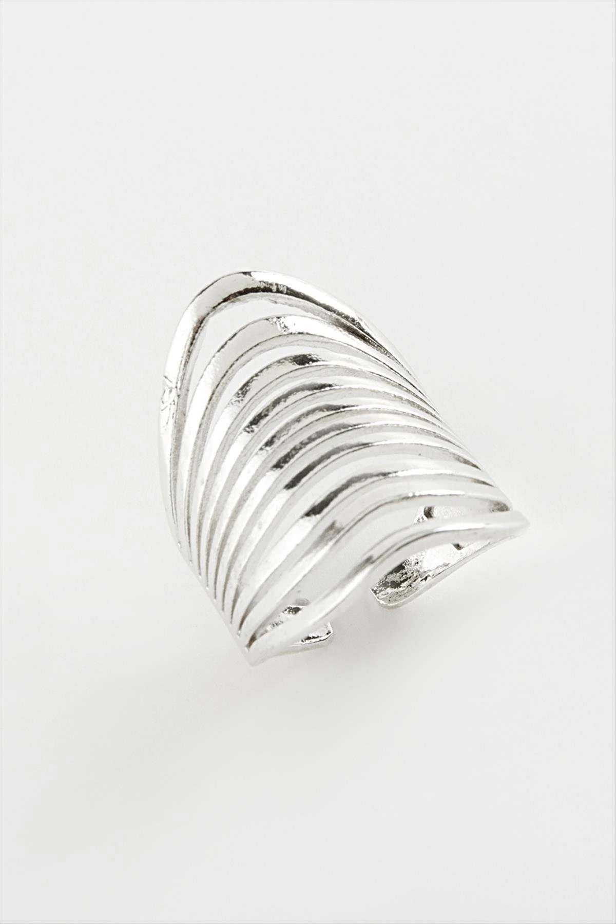 Oval Metal Yüzük