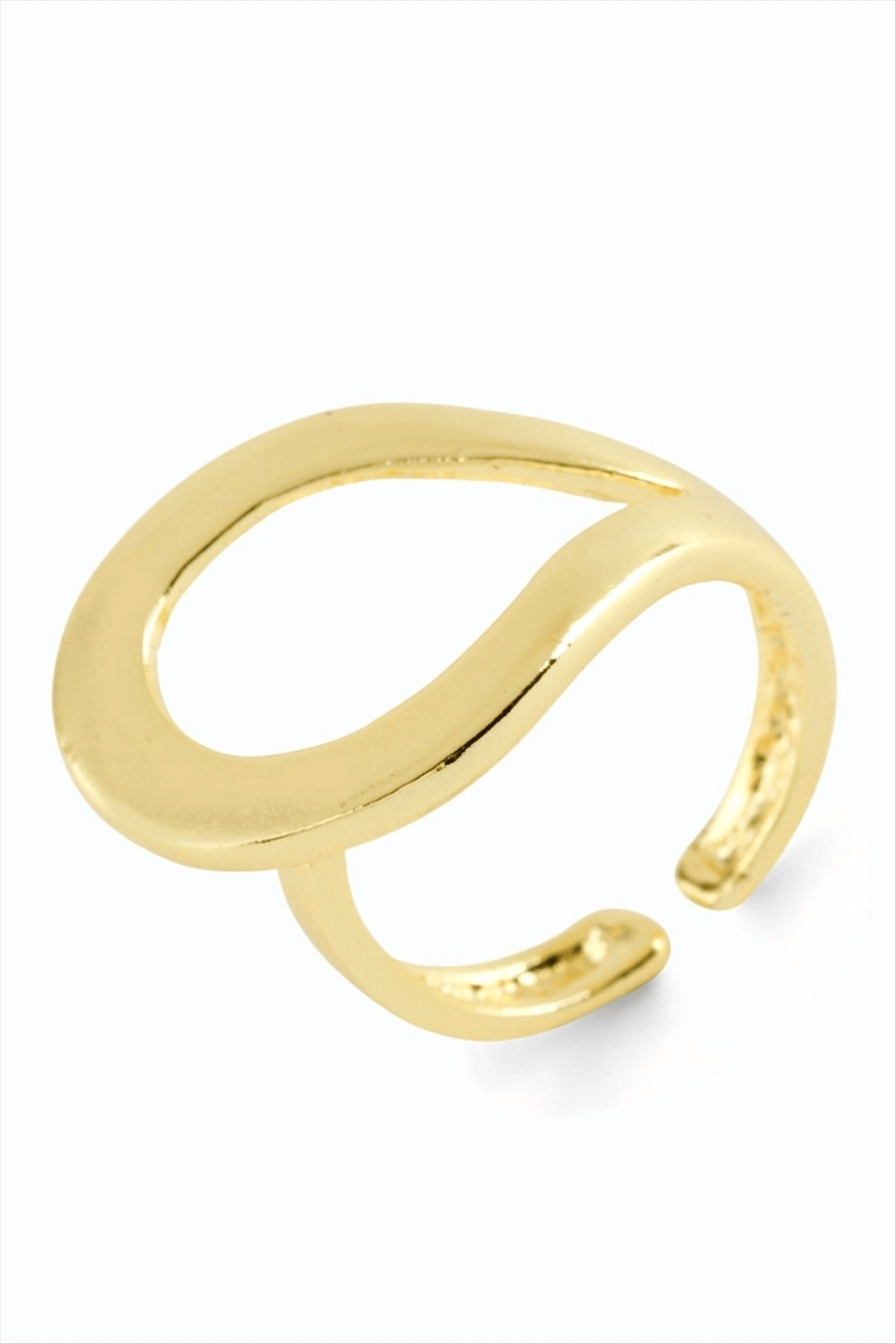 Oval Metal Yüzük