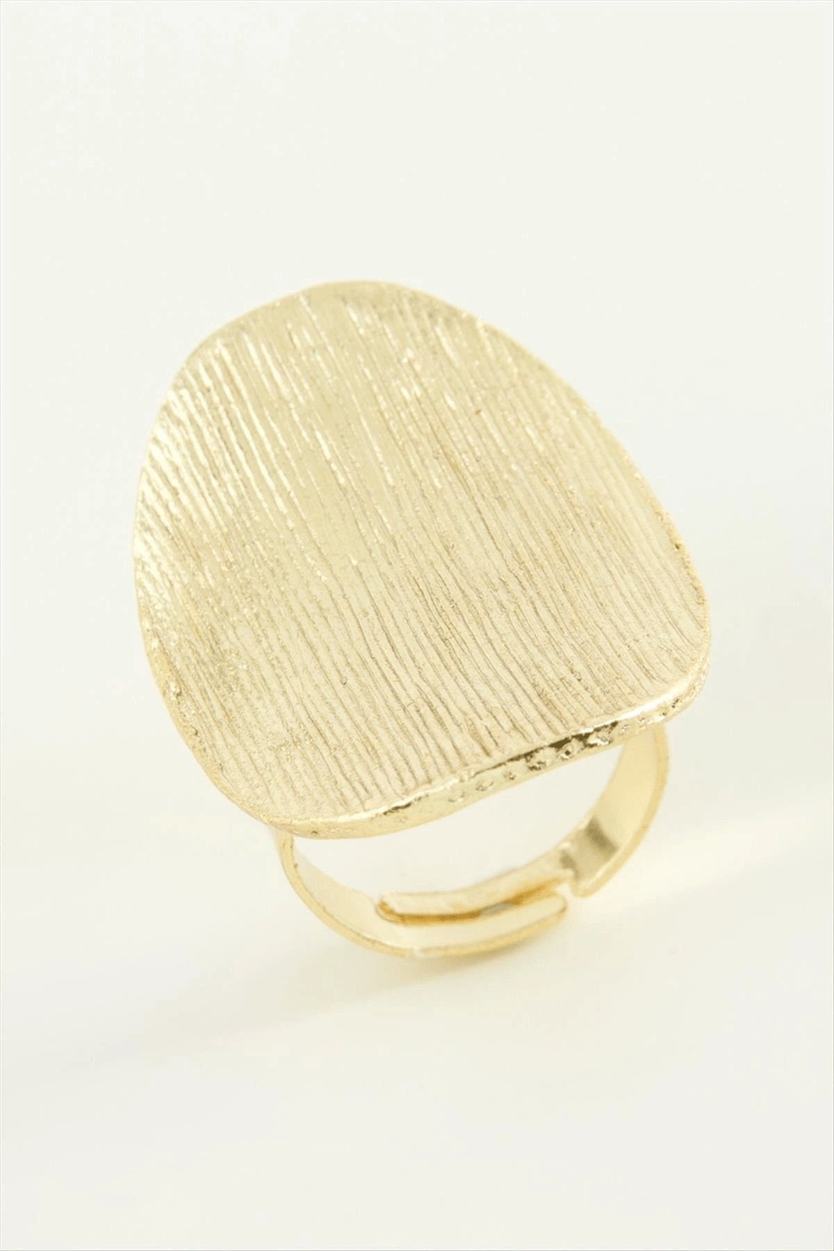 Oval Metal Yüzük